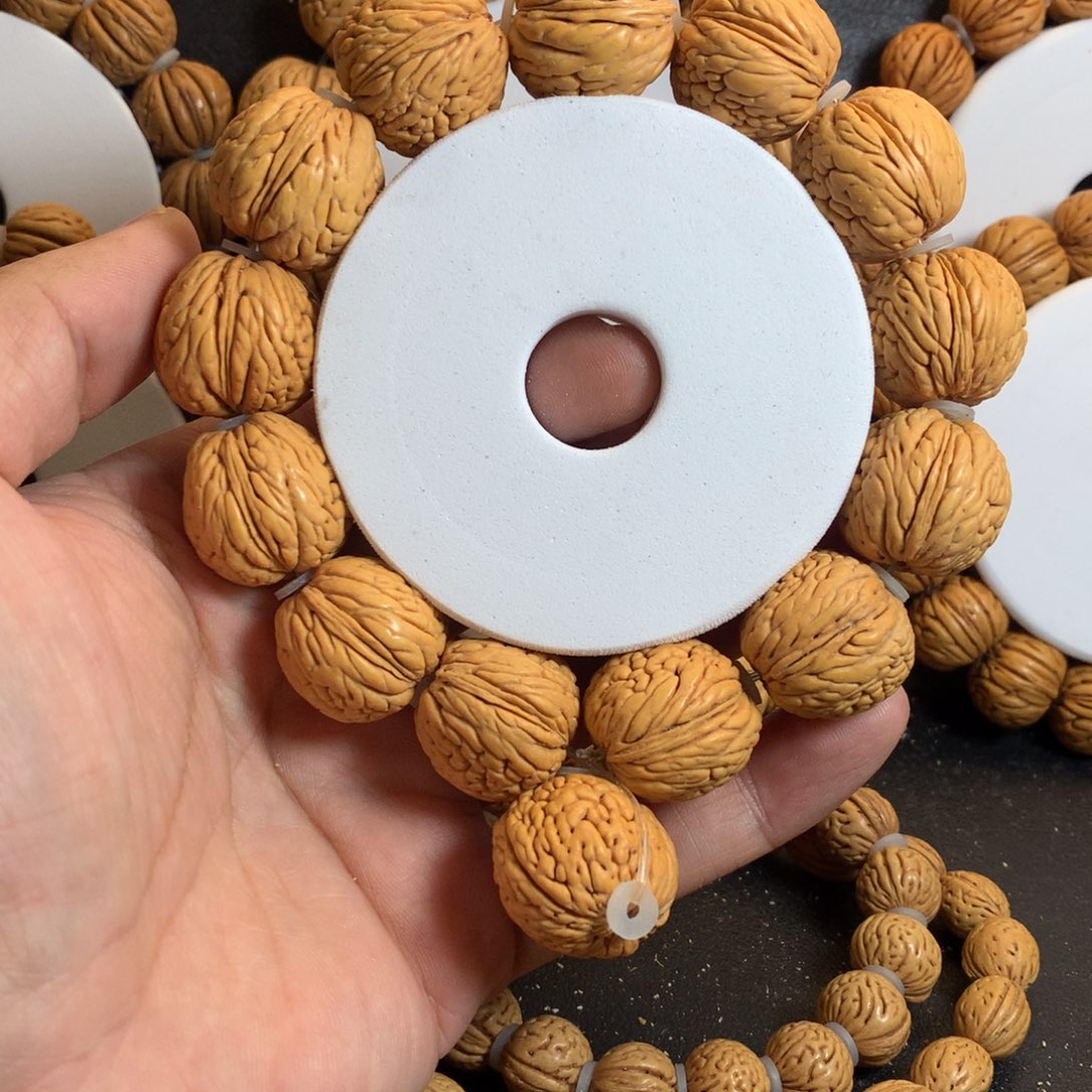 桃核手串21龙鳞凤尾