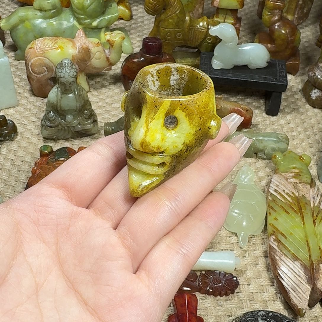 白玉菩提吊坠挂件