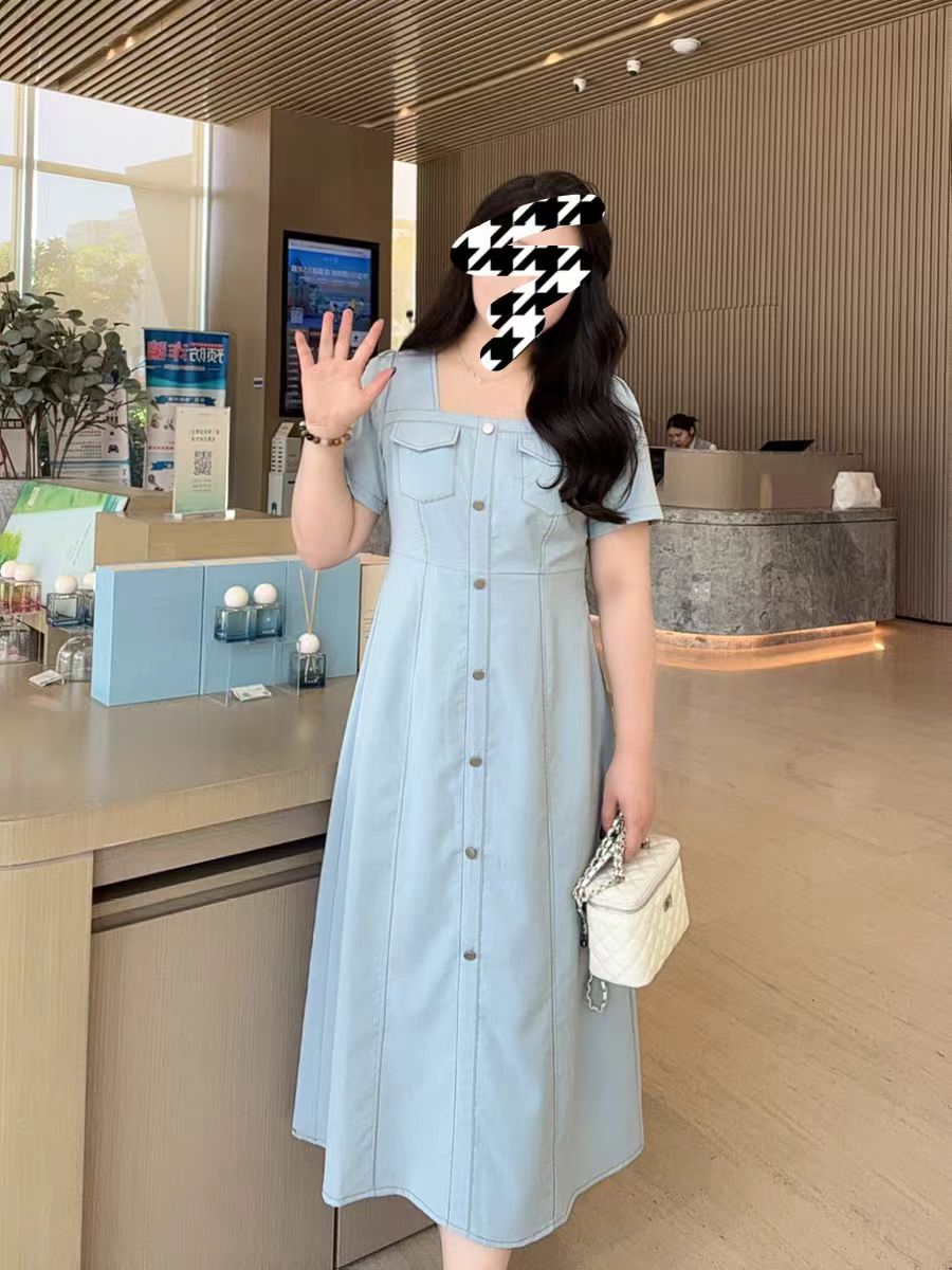 6062设计款线条连衣裙