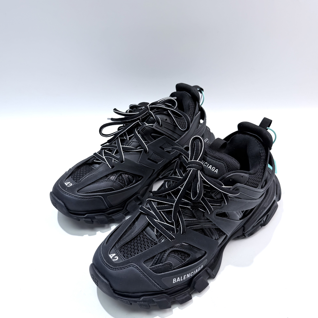 99新 Balenciaga/巴黎世家 42码 黑色Track1.0老爹鞋bl0853