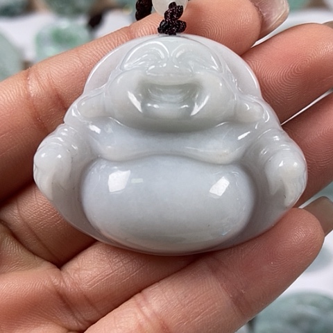 翡翠颈饰未镶嵌大佛福利