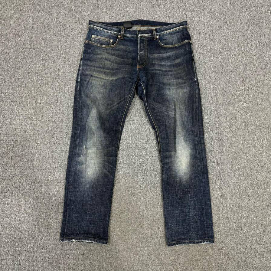 11728038 Dior迪奥 背后皮牌logo牛仔裤 33码98新