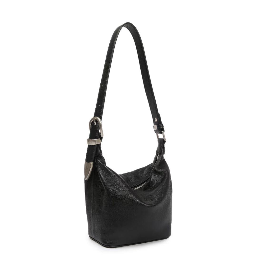 头层牛皮小hobo包轻奢百搭单肩斜挎小包休闲真皮