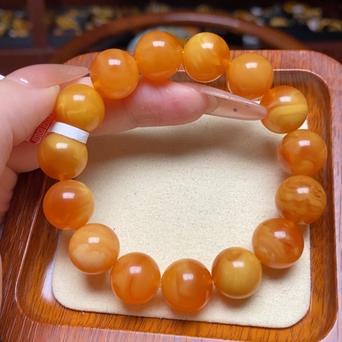 【闪购商品】蜜蜡手链未镶嵌手串