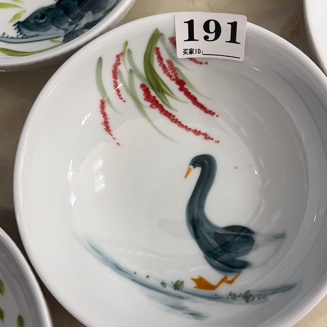 瓷片景德镇陶瓷手工手绘制作