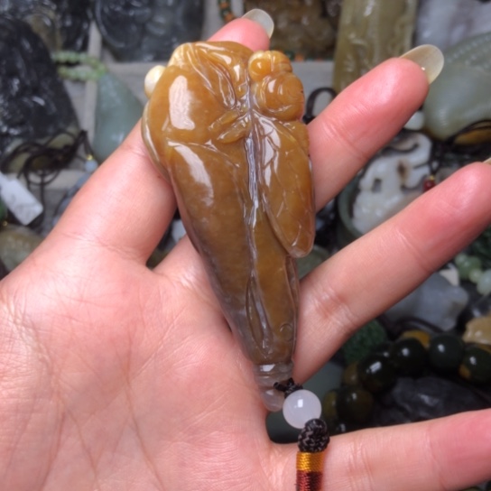 床***光和田玉未镶嵌把件总价120