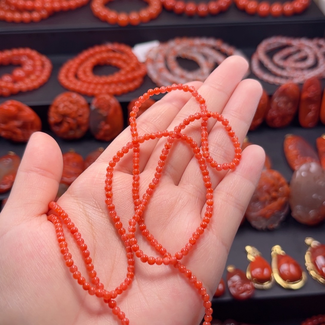 南红玛瑙多圈未镶嵌