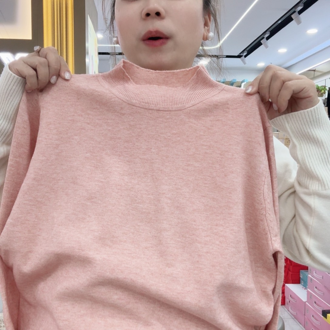 女士粉色毛衫福利一件
