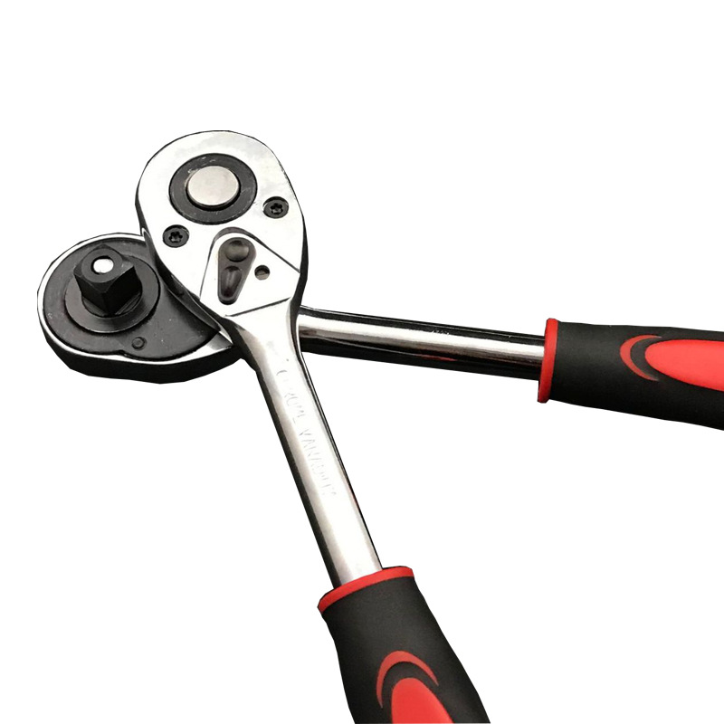 1/2 24齿大飞快速适合棘轮扳手pvc手柄握持舒适铬钒钢直柄方孔