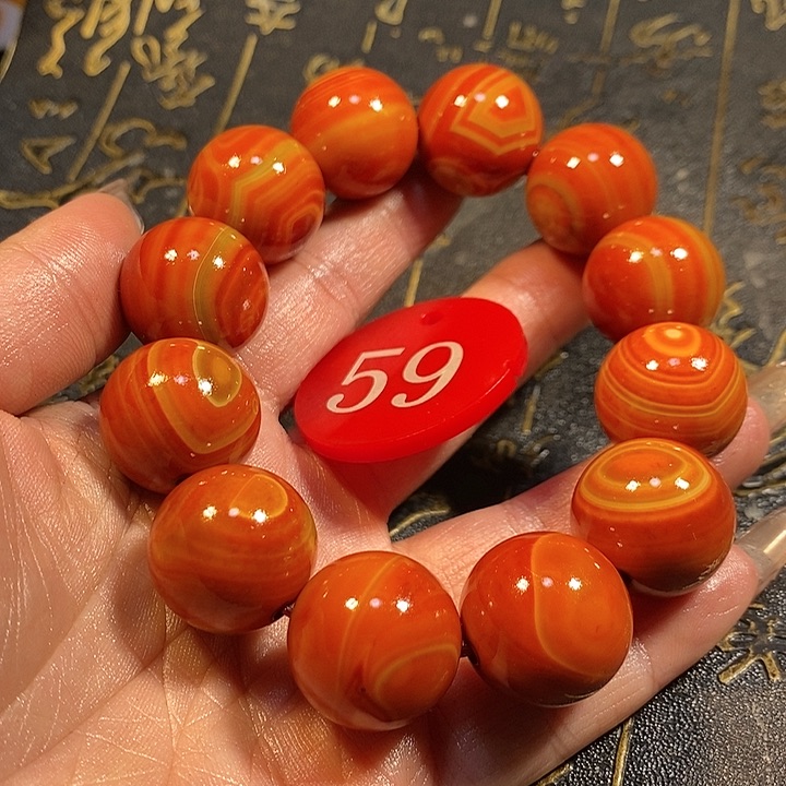 玛瑙/玉髓手链未镶嵌顶****人