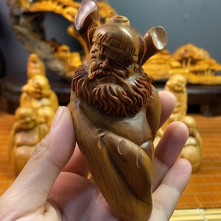 柏木崖柏摆件手把件