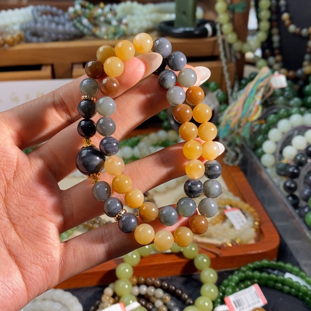 和田玉未镶嵌手链