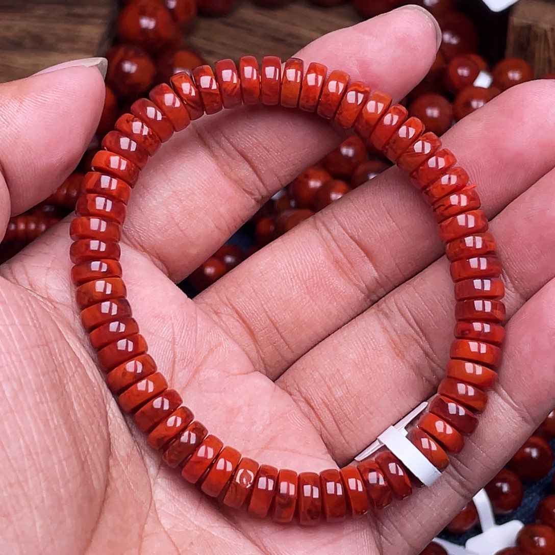 活****南红玛瑙未镶嵌手链南红瓦西卡8火焰药片