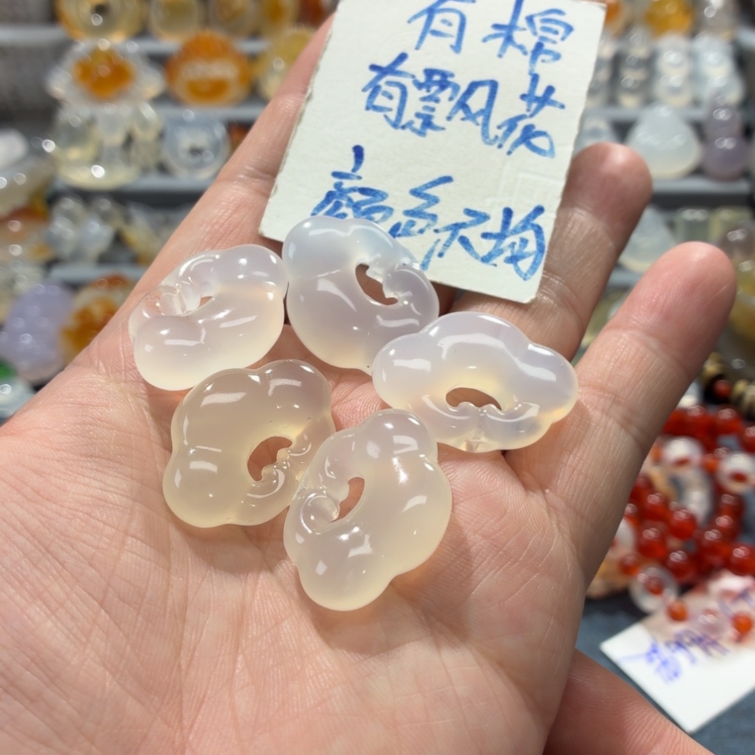 玛瑙/玉髓未镶嵌吊坠(不含链)