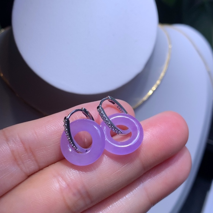 林***械冰紫精品甜甜圈一对