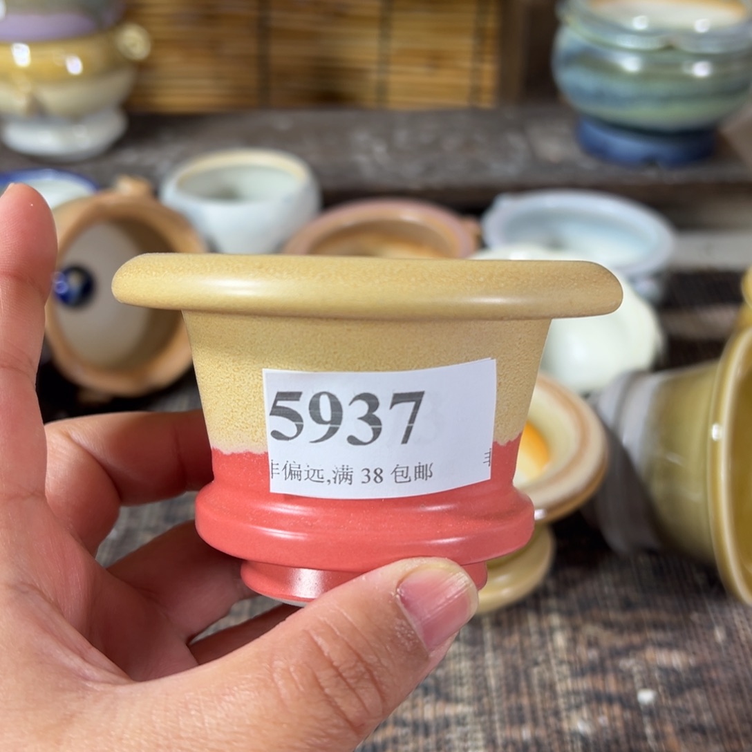 陶瓷景德镇手工花盆