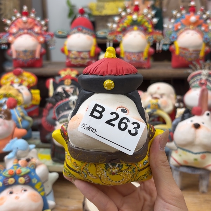 @***）摆件手捏陶艺摆件