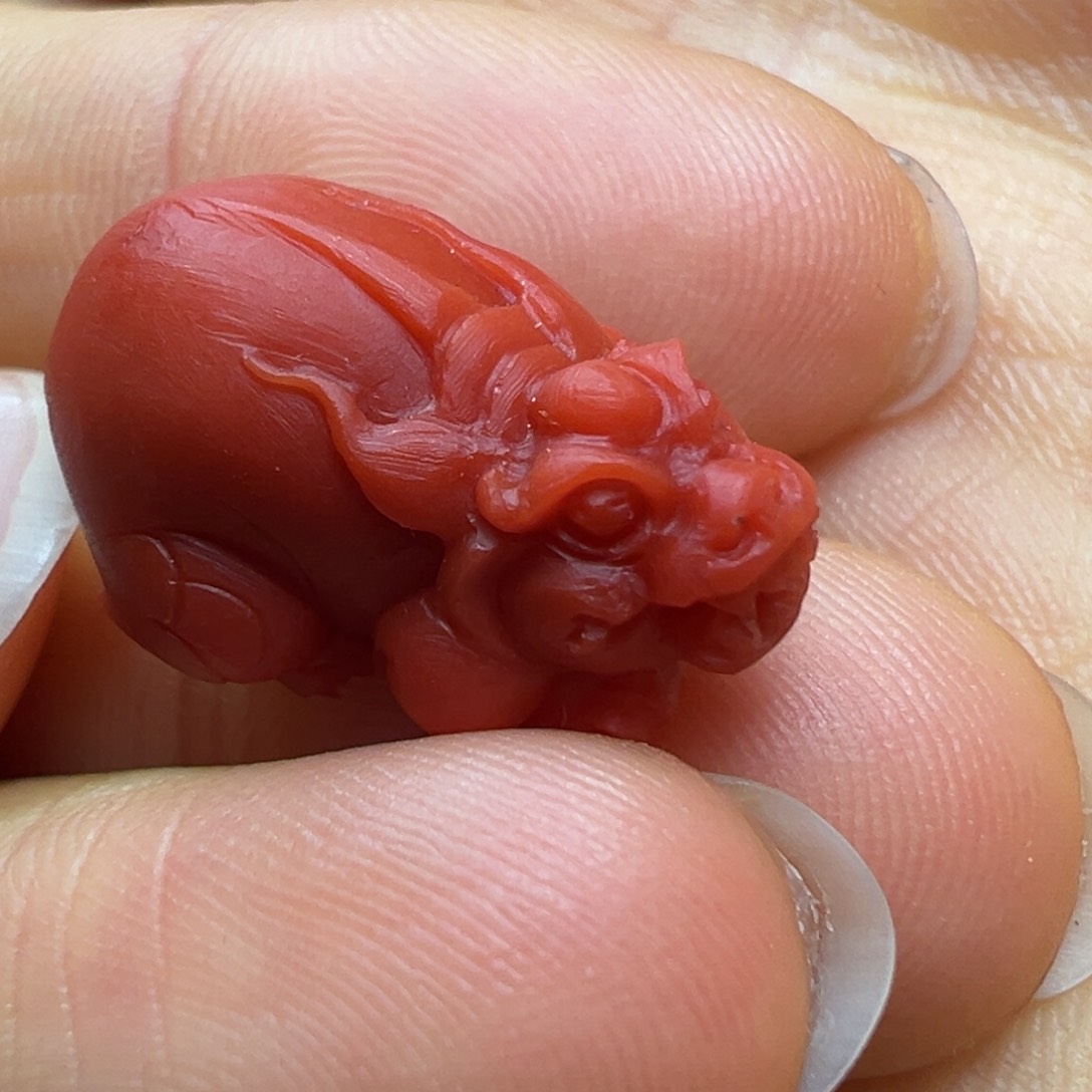 南红玛瑙貔貅未镶嵌
