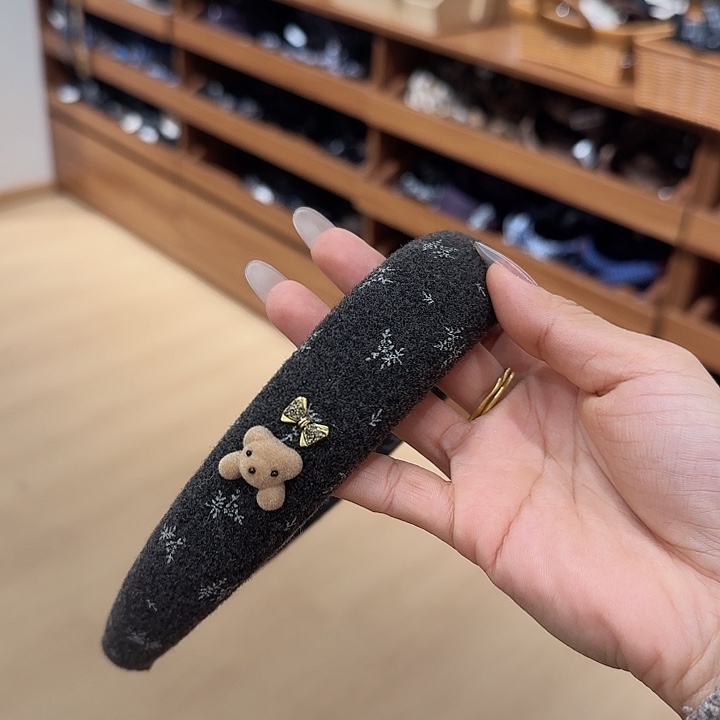 非金属布艺小熊 发箍