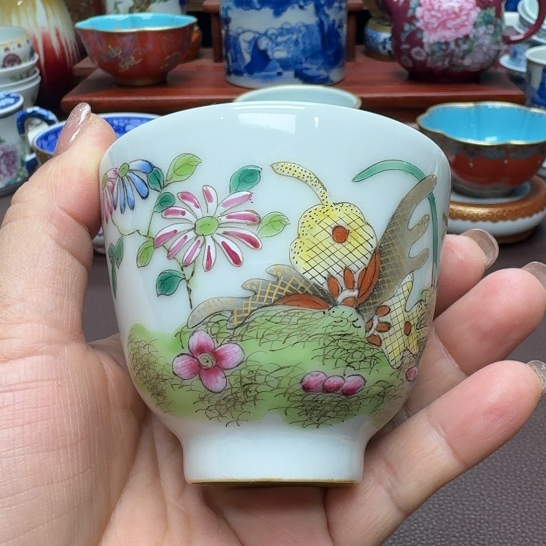 瓷片景德镇仿古手工制作精品展示