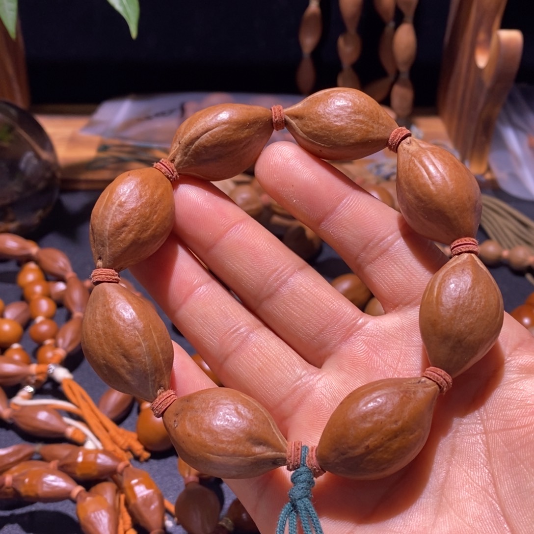 手串/手链橄榄核橄榄核手串1.9*3.2左右三面佛