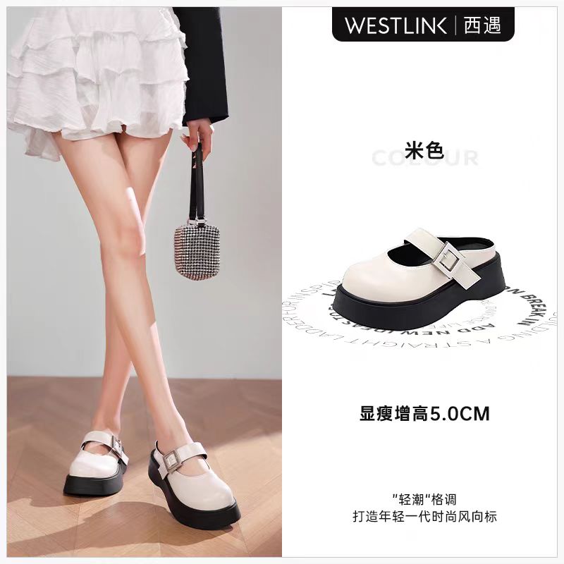 2205夏季新款厚底百搭包头拖鞋