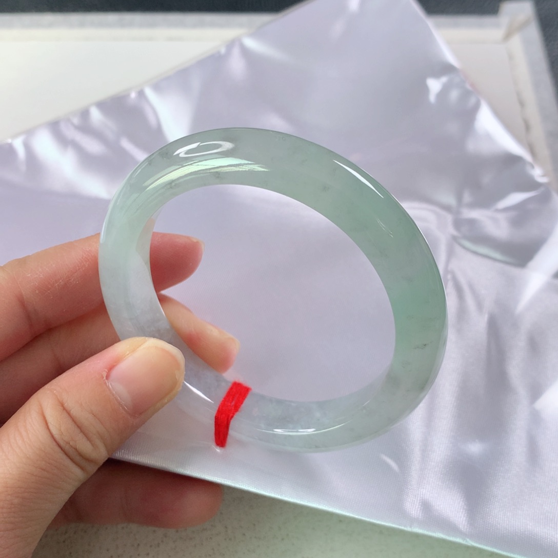 未镶嵌手镯翡翠 正圈冰乌鸡花②②⑧