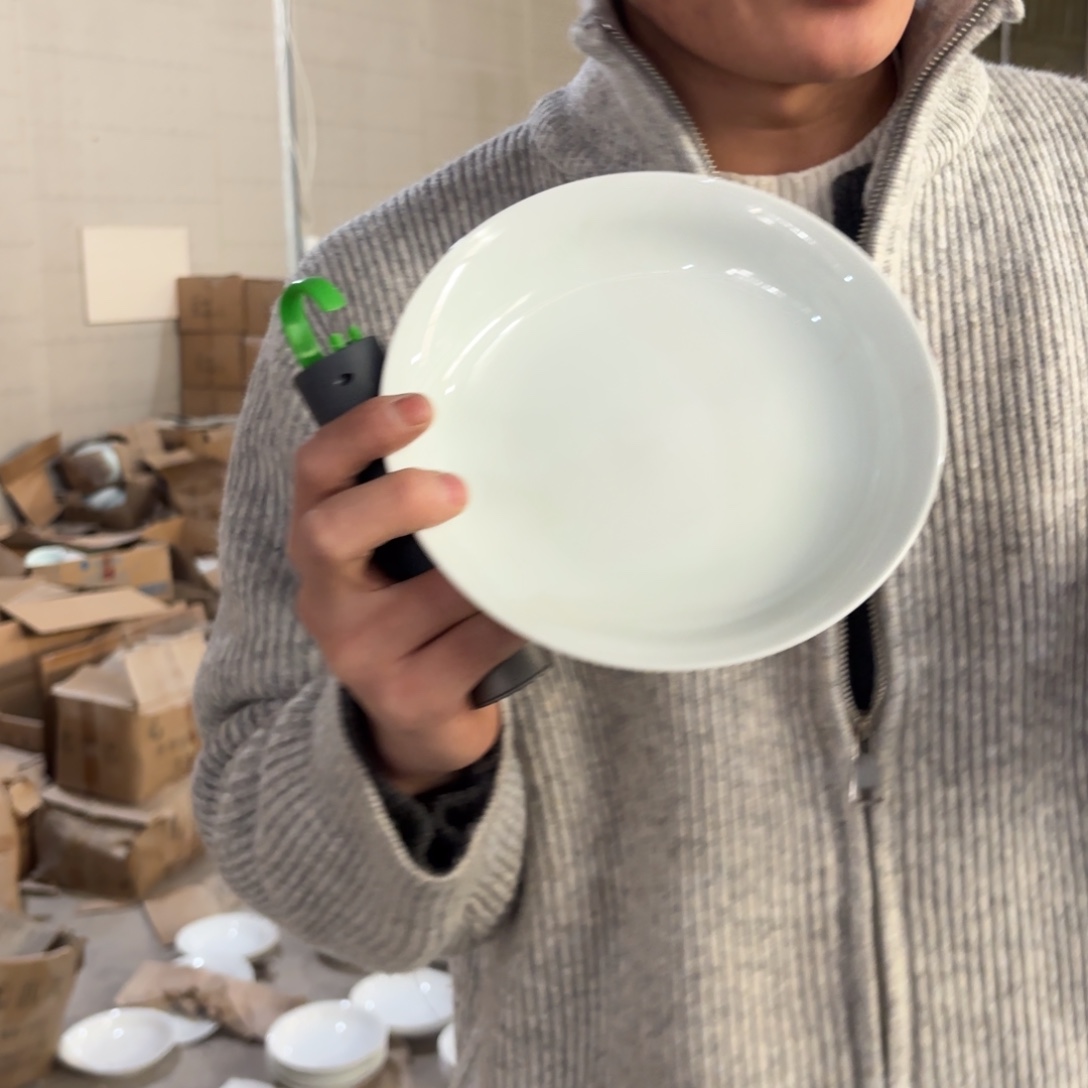 青瓷7英寸影青深盘（源头工厂）6只