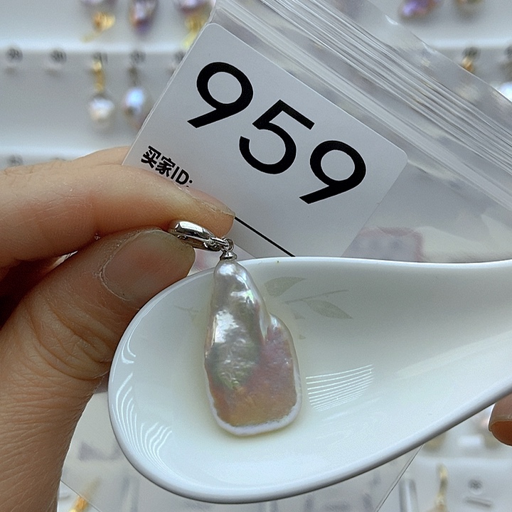 淡水珍珠颈饰银S925镶嵌