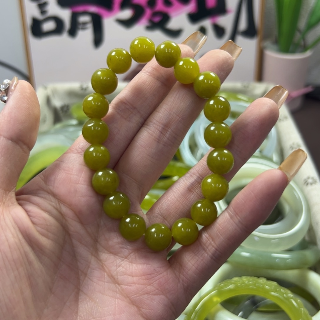 蛇纹石玉手镯未镶嵌285