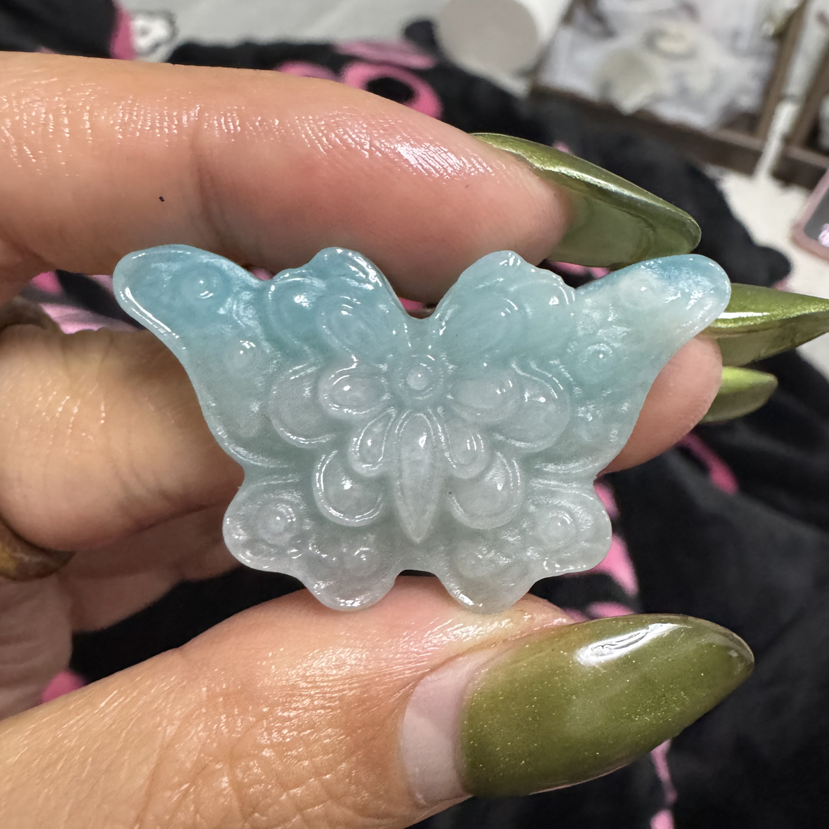 蓝白蝴蝶，上下孔，福利不退换，全部原相机直出，无美颜无滤镜