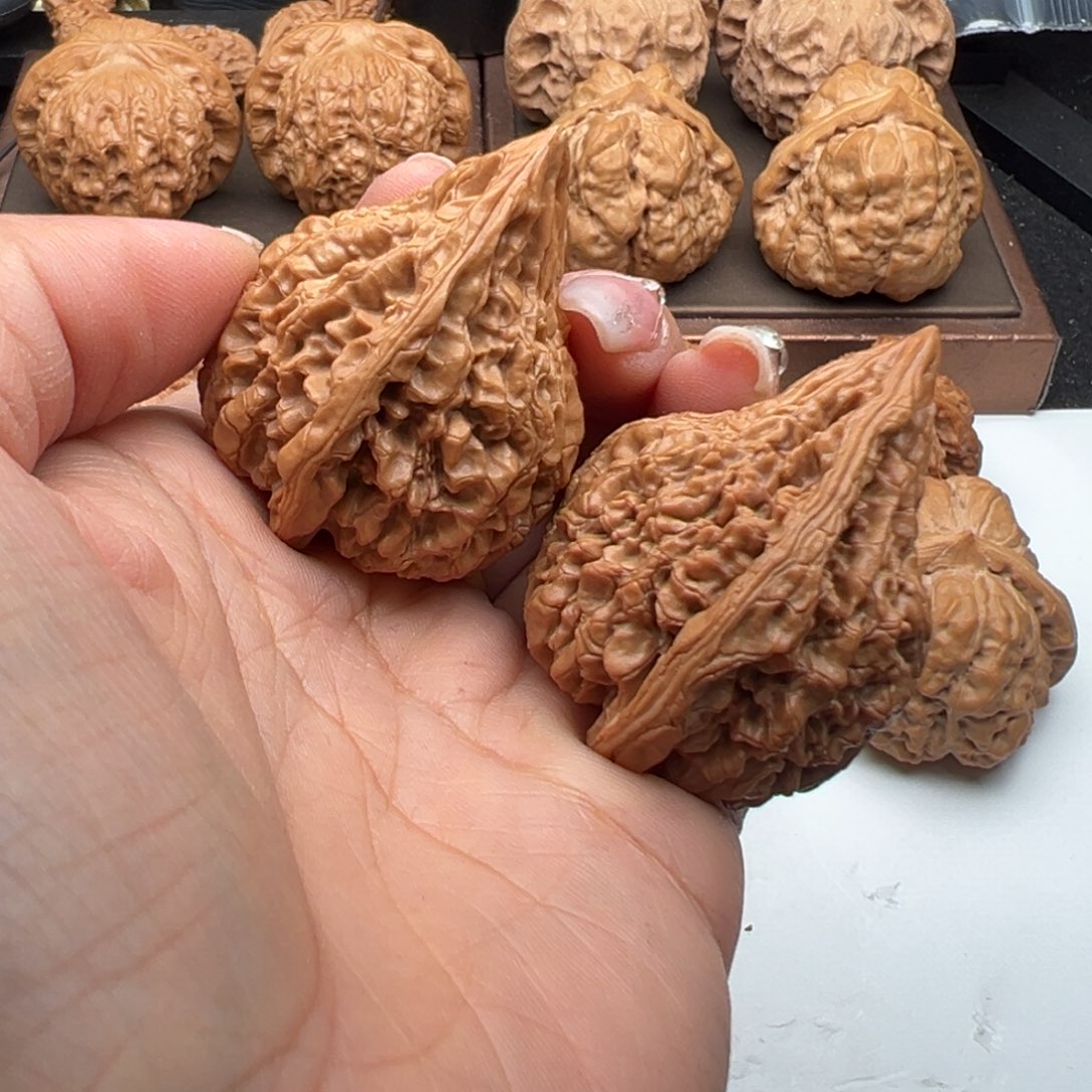 文玩核桃把件座佛36