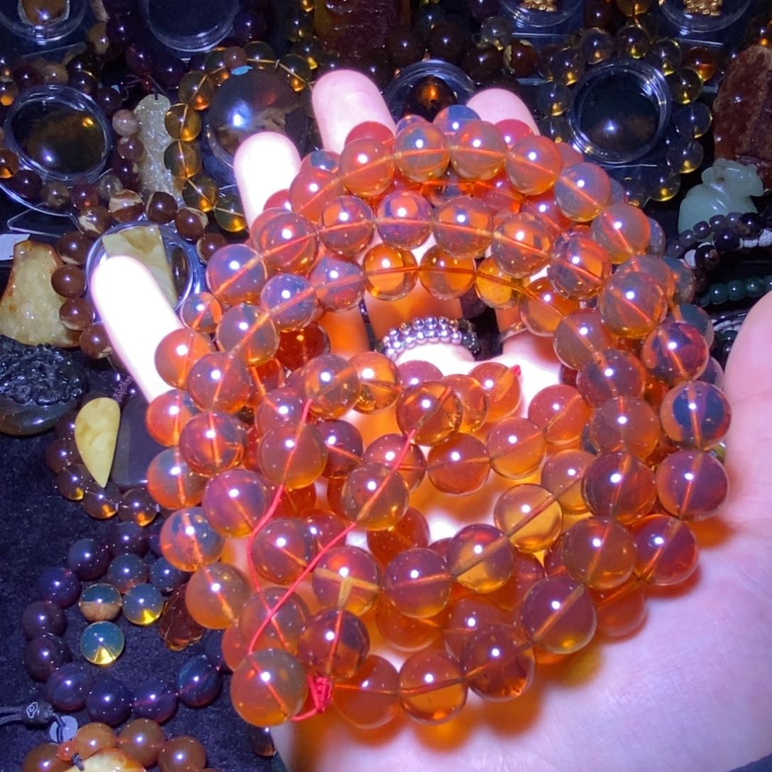 琥珀未镶嵌珠宝奇石