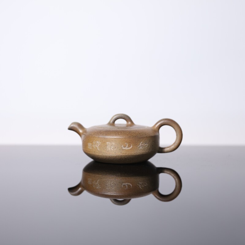 【前墅龙窑丨小周盘】张辉 段泥 约100cc 紫砂壶