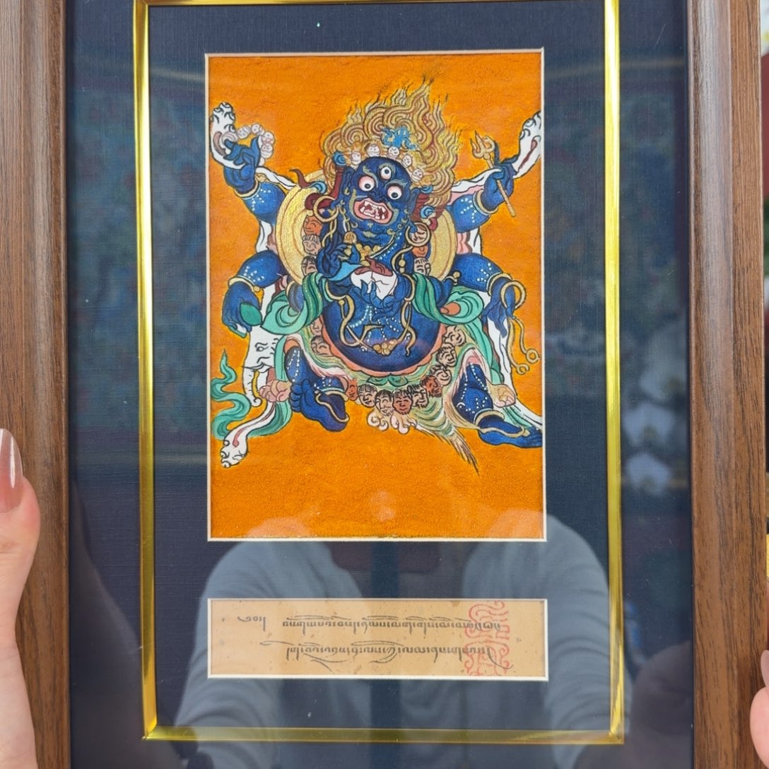 吊坠大黑护护成都手绘