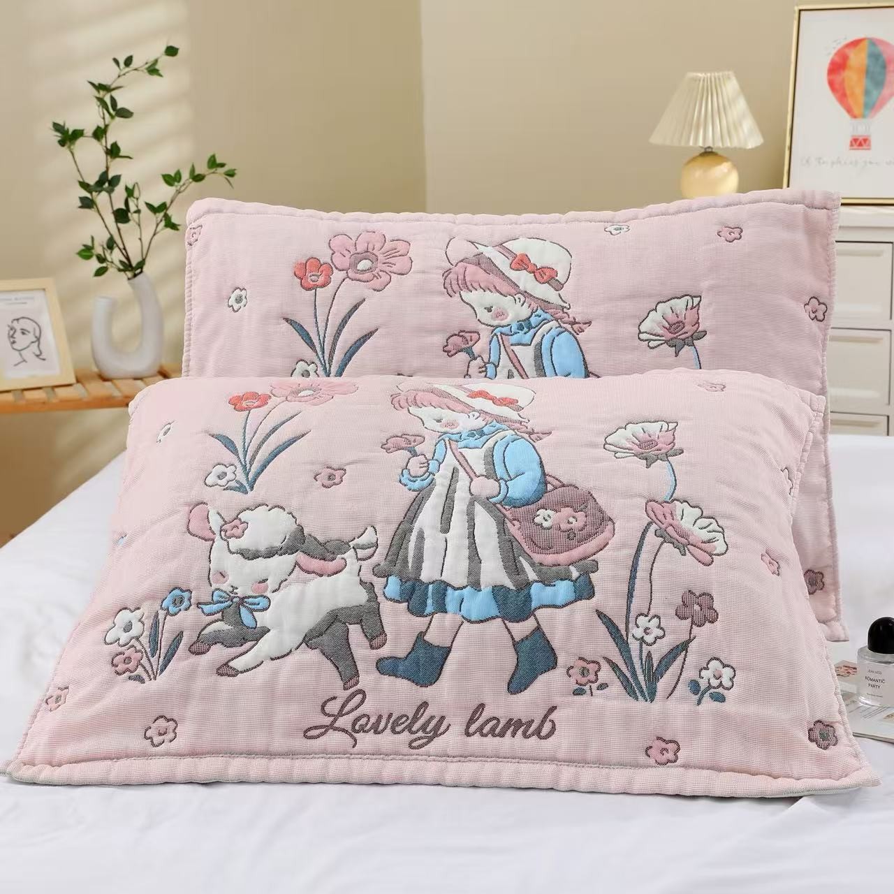 牧羊女（枕巾）特别可爱