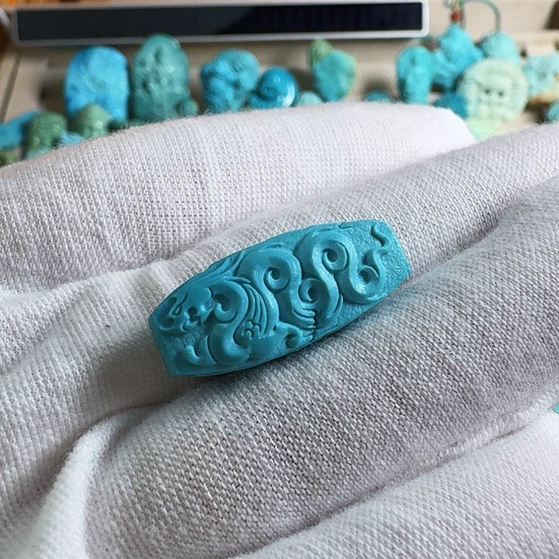 绿松石珠宝奇石未镶嵌福****y