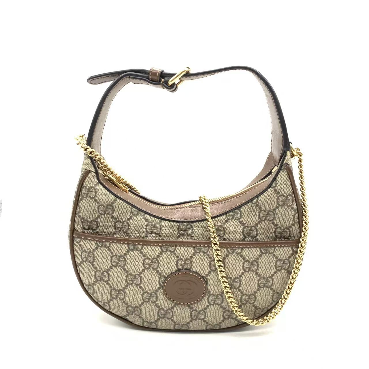 99新 GUCCI/古驰 【安则专属】老花retro豌豆包