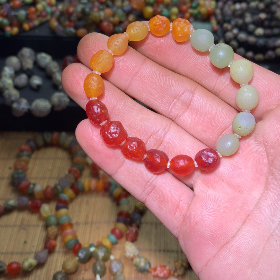 玛瑙/玉髓未镶嵌手链