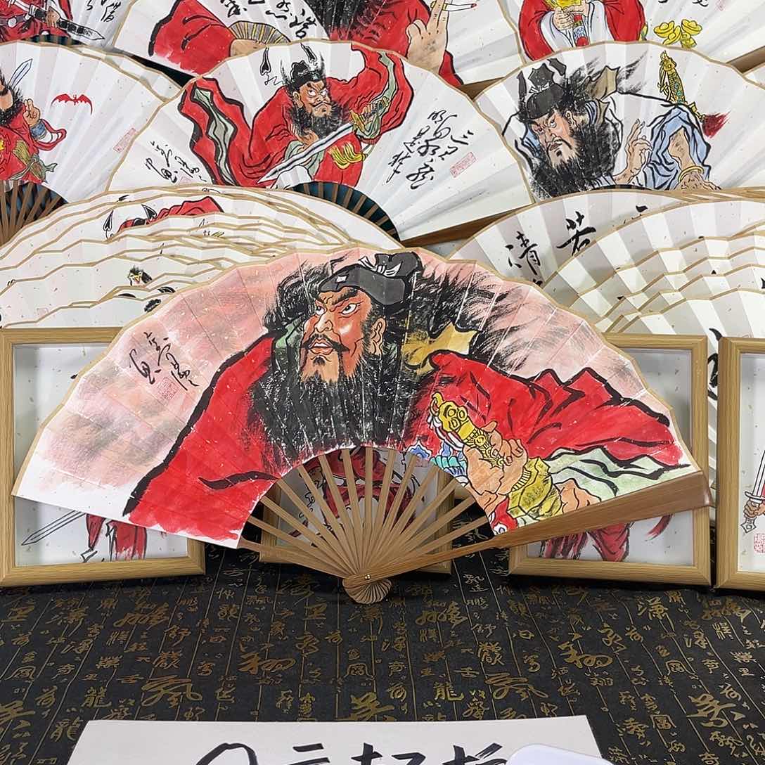 扇子用****8手绘折扇一把