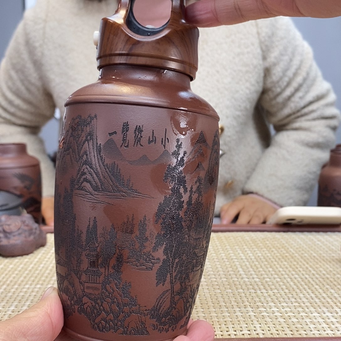 紫砂茶杯紫砂随行杯