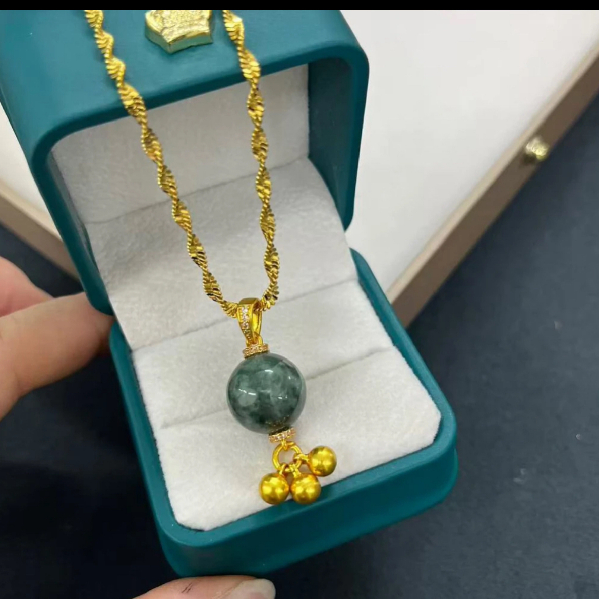 铜合金石英石项链 铜合金 新款项链