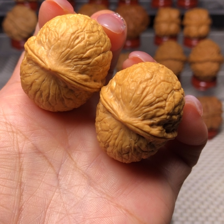 文玩核桃把件23招财进宝