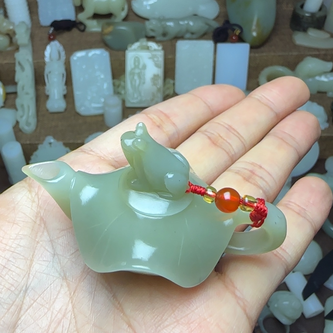 和田玉挂件未镶嵌各****盘