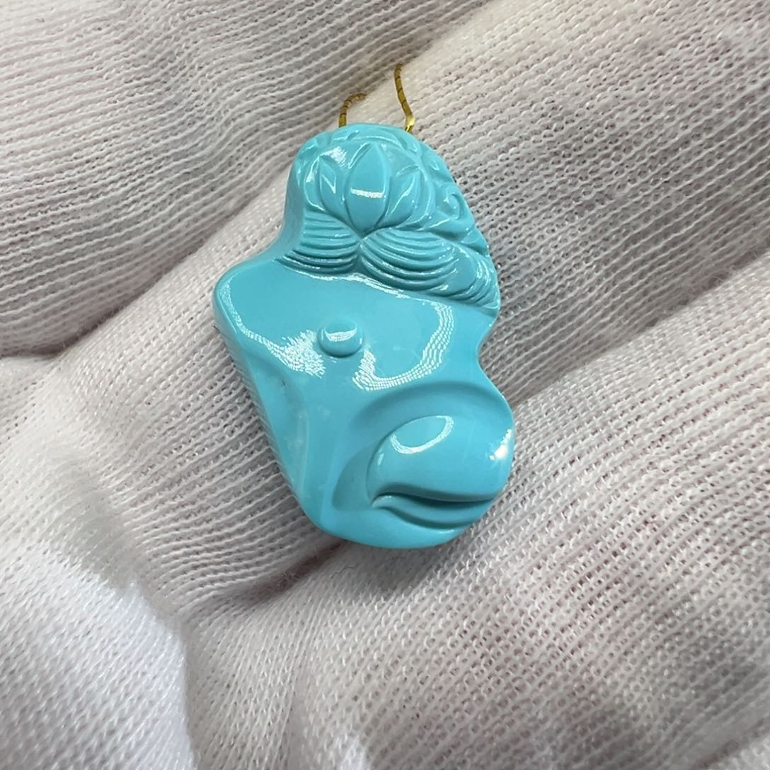 绿松石未镶嵌配饰