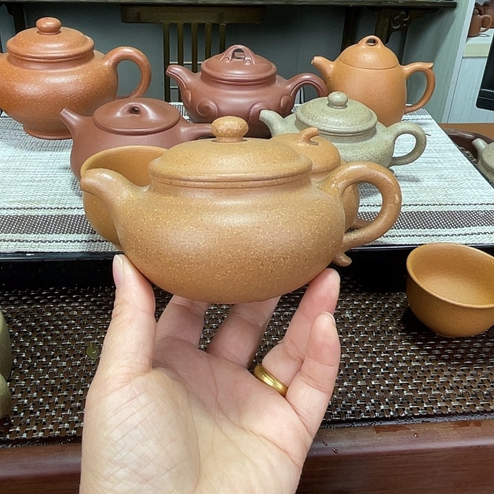 茶壶紫砂仿古220黄降