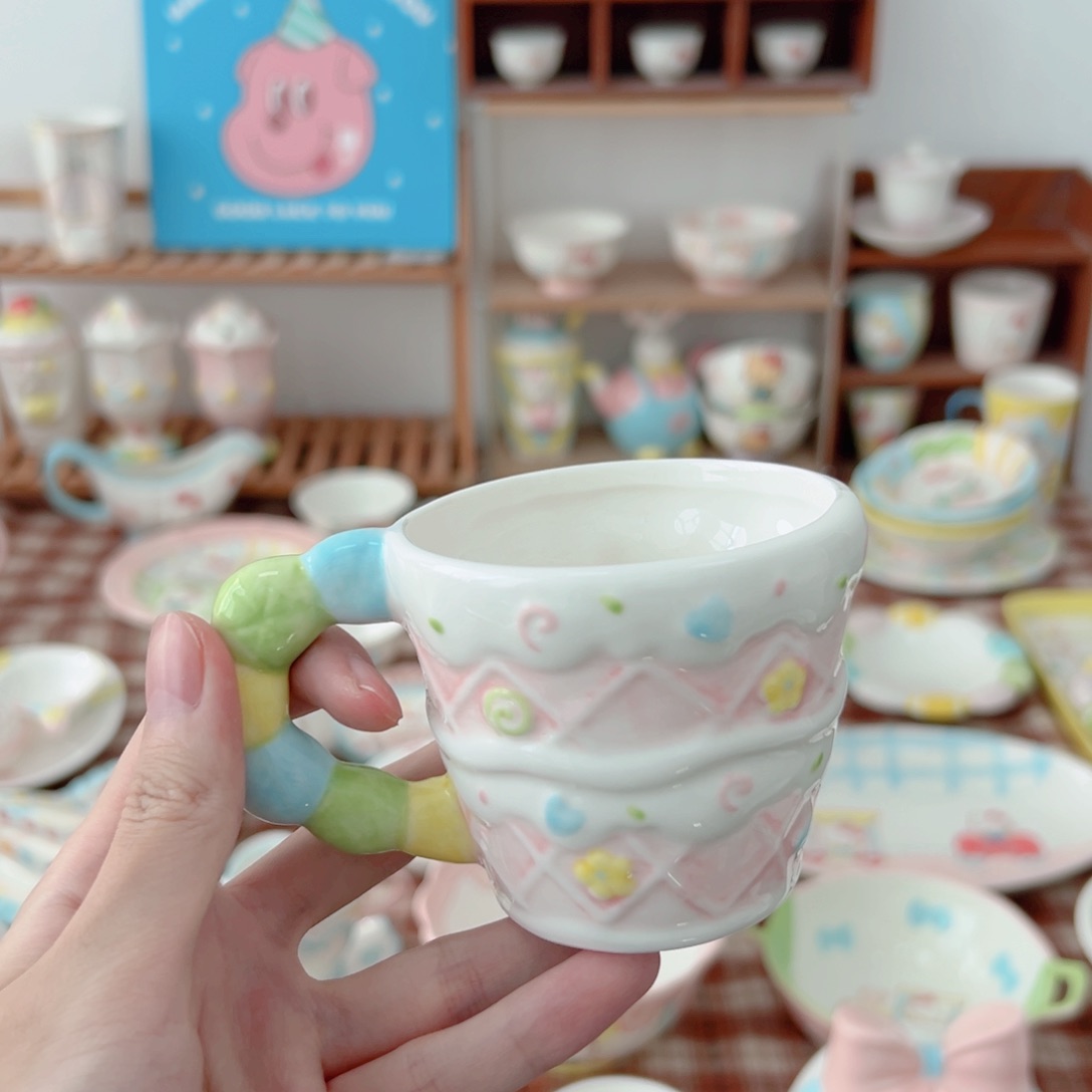 高温釉下彩手作陶瓷