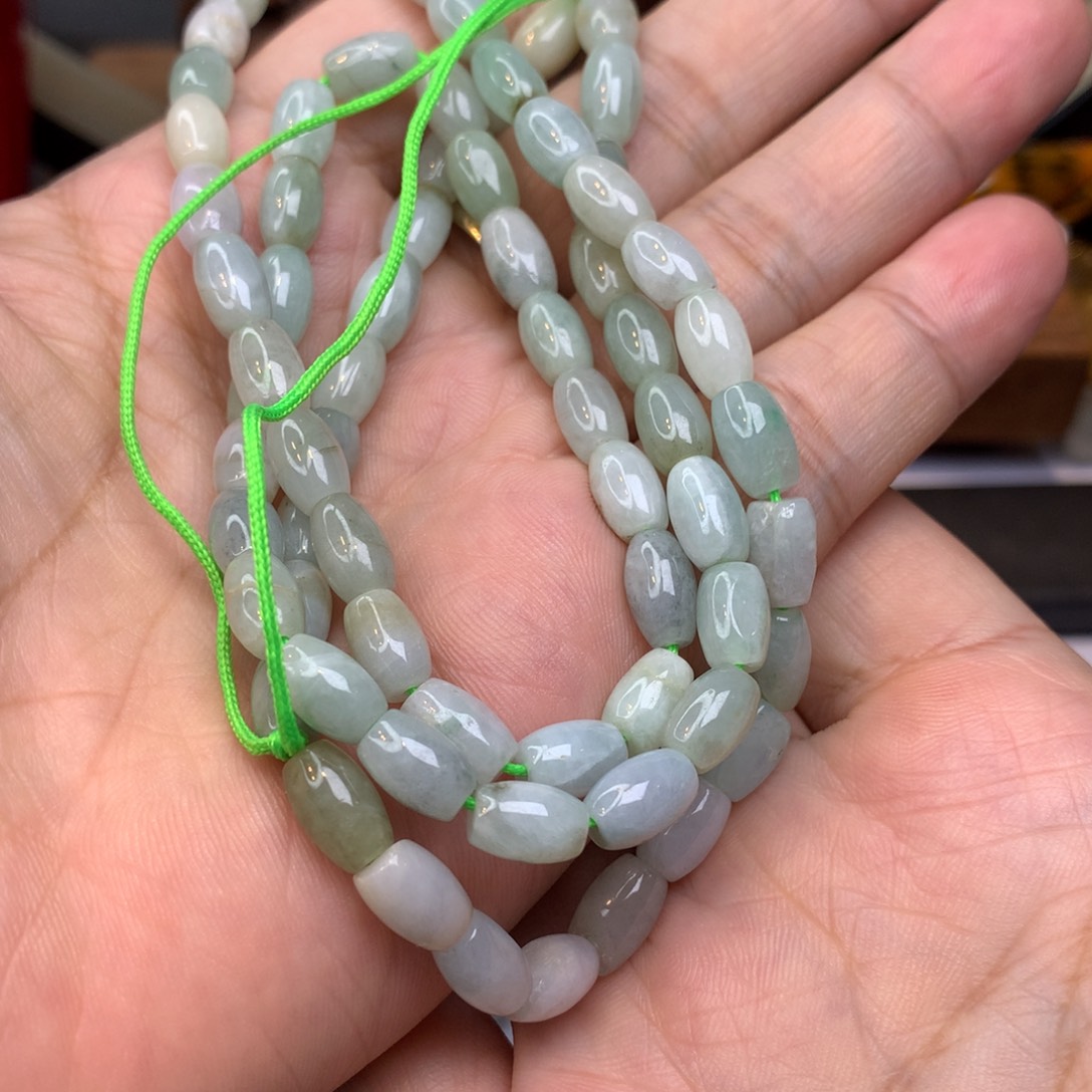 翡翠颈饰未镶嵌盛**龙珠链