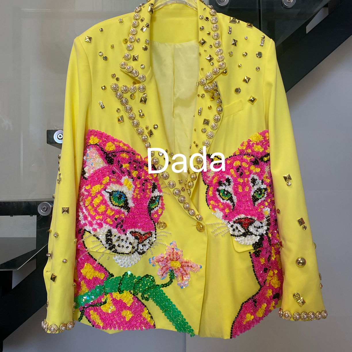 Dada设计款新款重工个性款休闲时尚百搭洋气宽松西服外套C15625