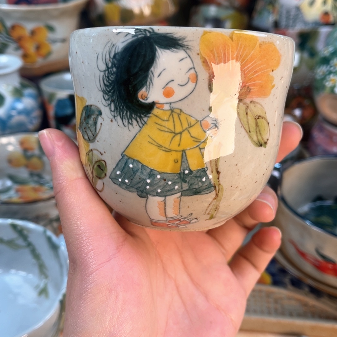 景德镇手工手绘杯